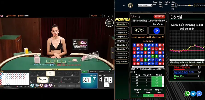 Tool Tài Xỉu & Tool Hack Baccarat hỗ trợ người chơi tăng tỷ lệ chiến thắng khi chơi